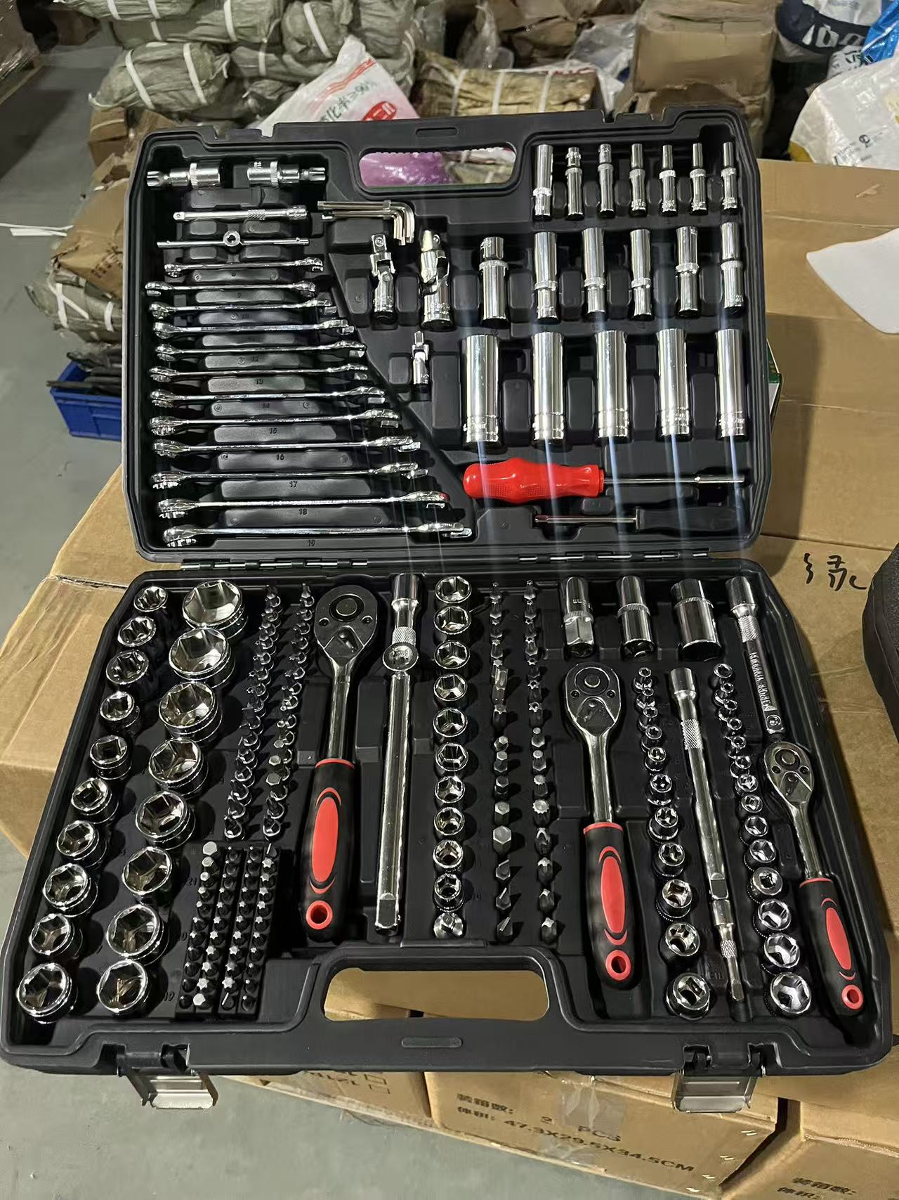 Kit Power Tools - 216-częściowy zestaw narzędzi do samodzielnych napraw