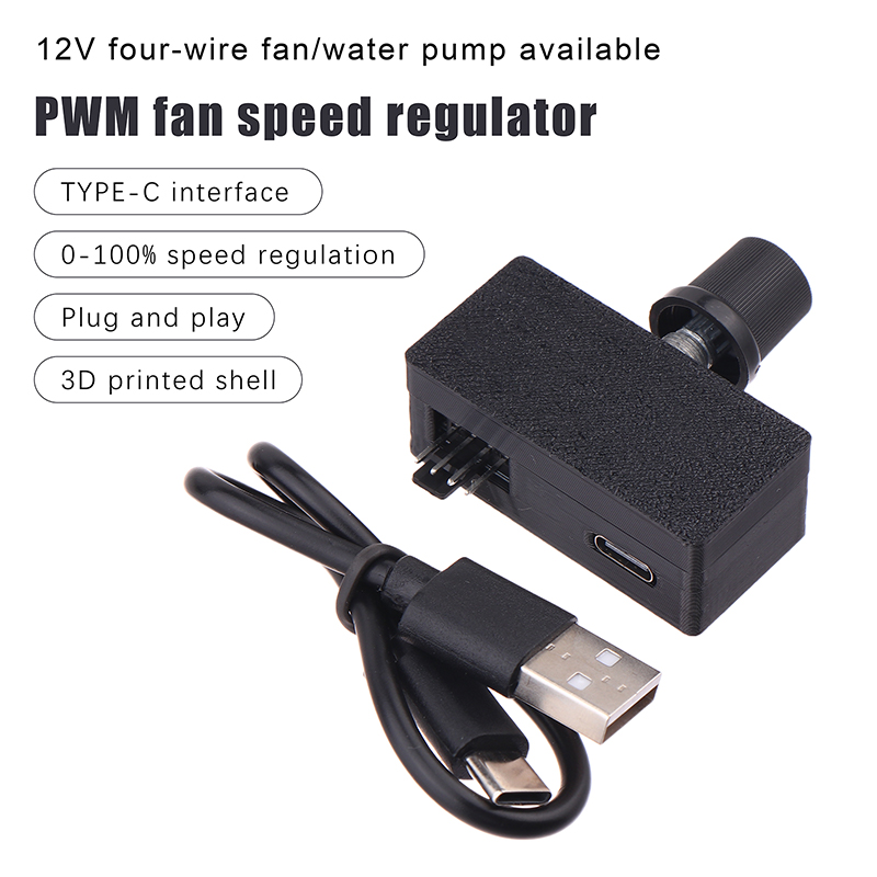 Power Tools Types - Regulator prędkości wentylatora PWM 4-pin DC12V,
