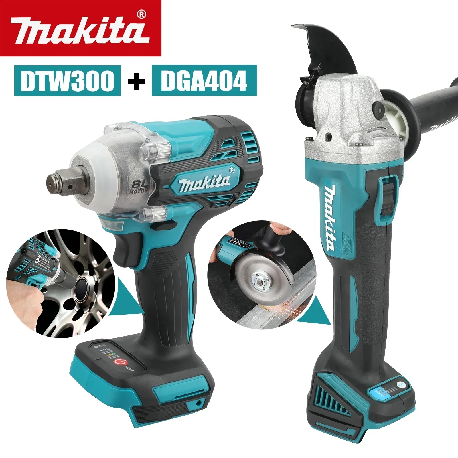 Makita Drill Dtw300 - Makita DTW300 DGA404 – akumulatorowy zestaw