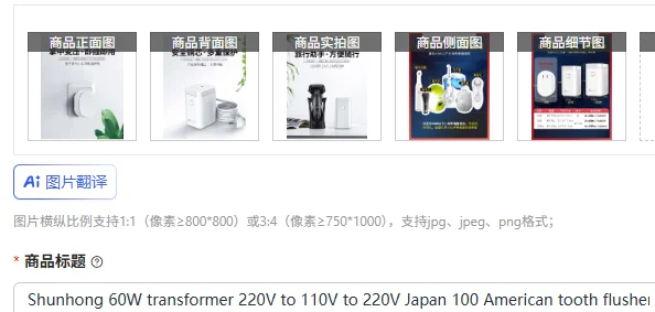 Power Tools Japan - Transformator Shunhong 60W 220V na 110V