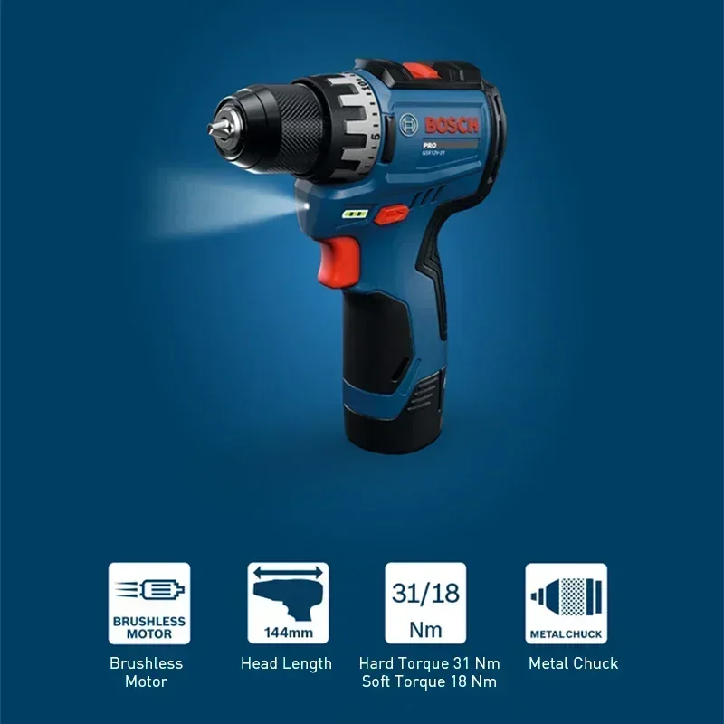 BOSCH GSR12V-31 Bezprzewodowy  – Kit Power Tools recenzja i cena