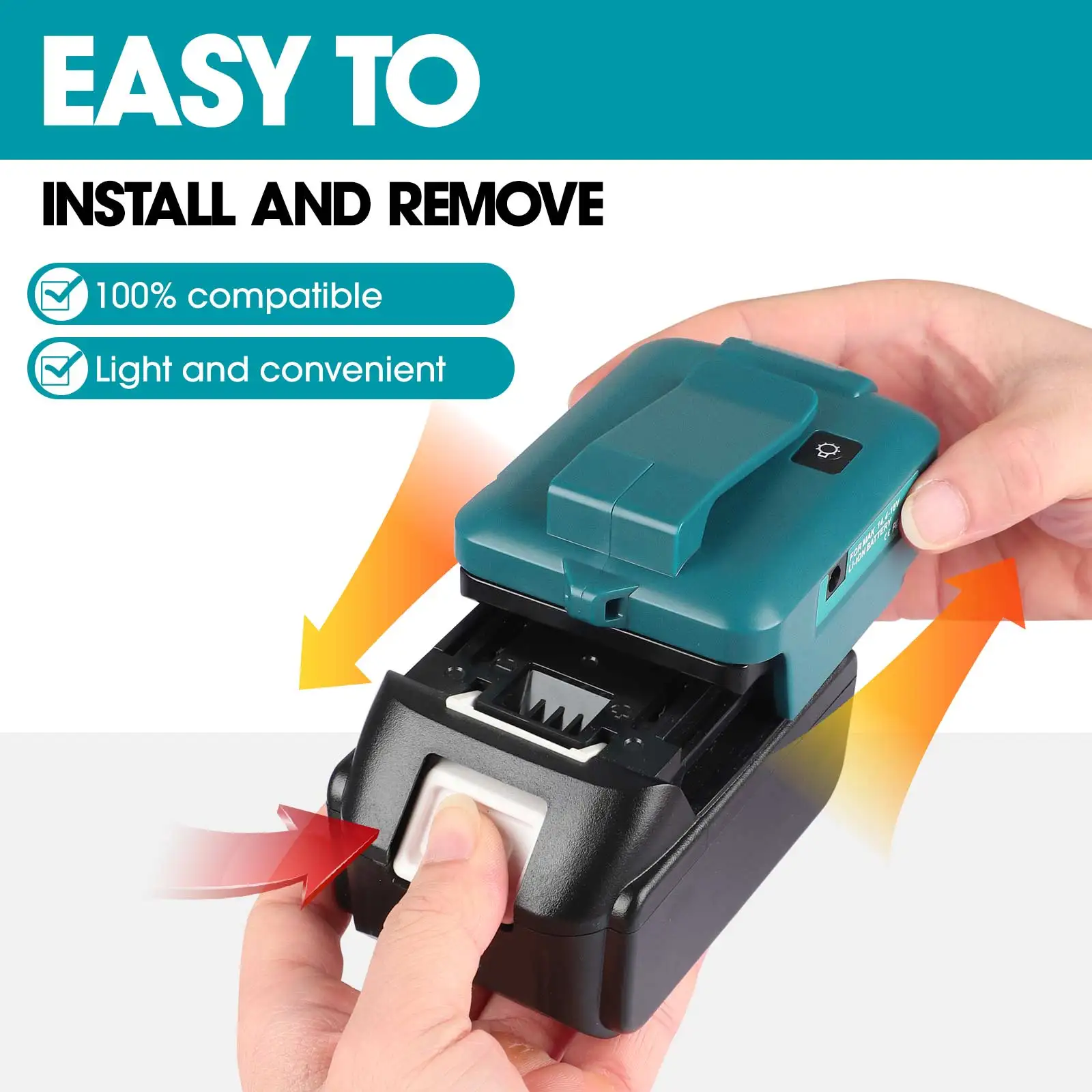 Adapter ze światłem z Type-c+U – Power Tools Types recenzja i cena