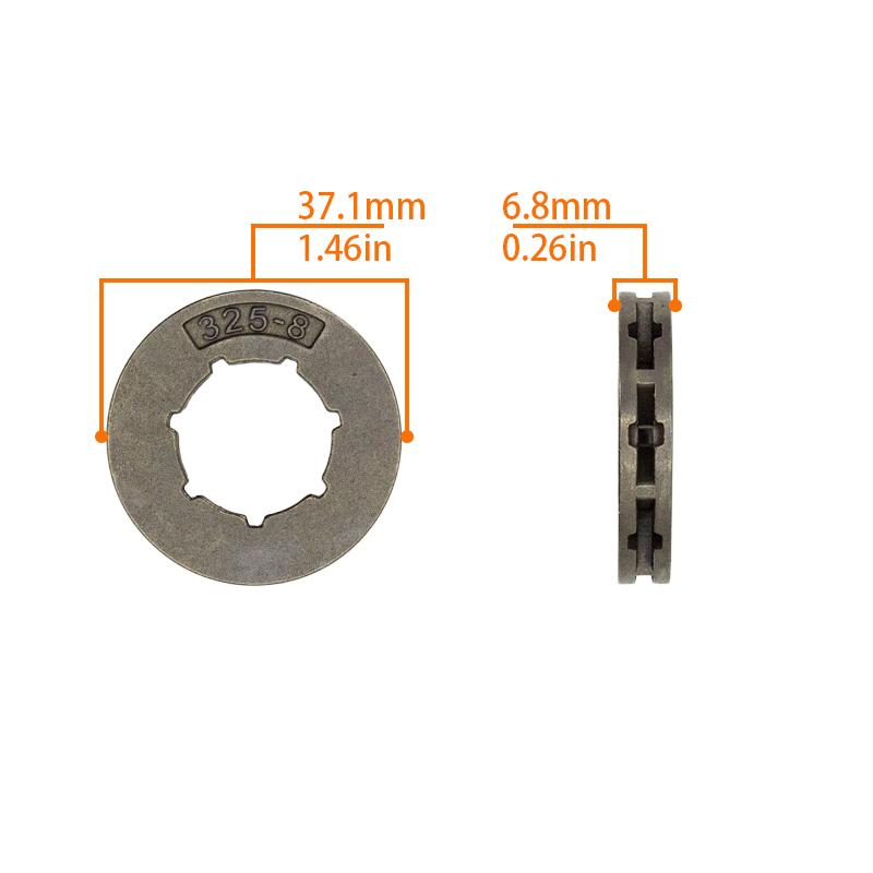 Zębatka koła łańcucha 325-8 7T – Power Tools Garden recenzja i cena
