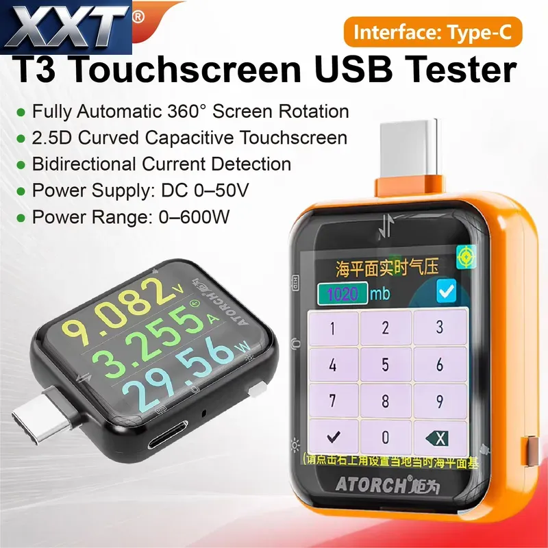 Tester mocy USB C XXT T3 600W  – Power Tools Types recenzja i cena